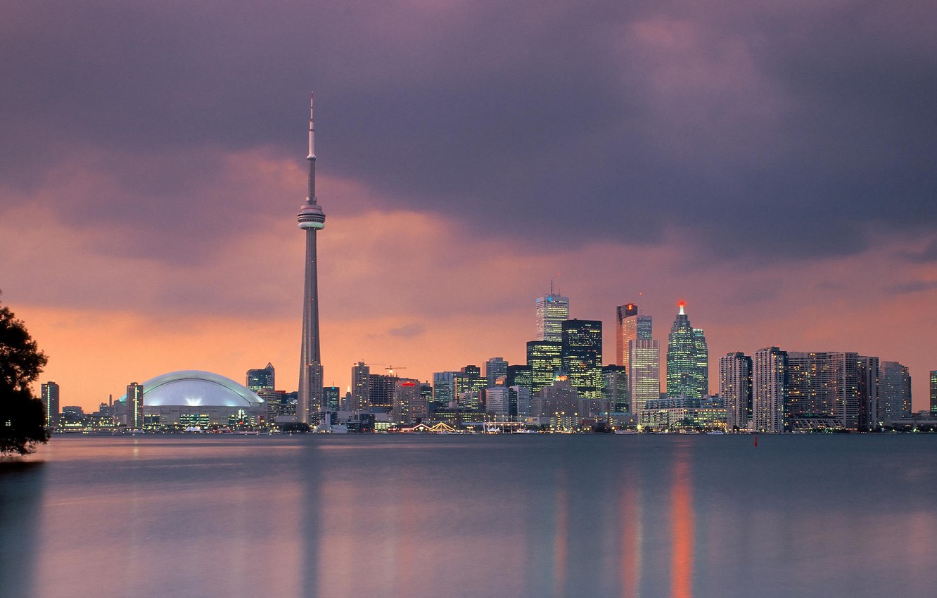 Photo Wallpaper Canada, Ontario, Toronto - Cool Backgrounds Of Toronto - HD Wallpaper 