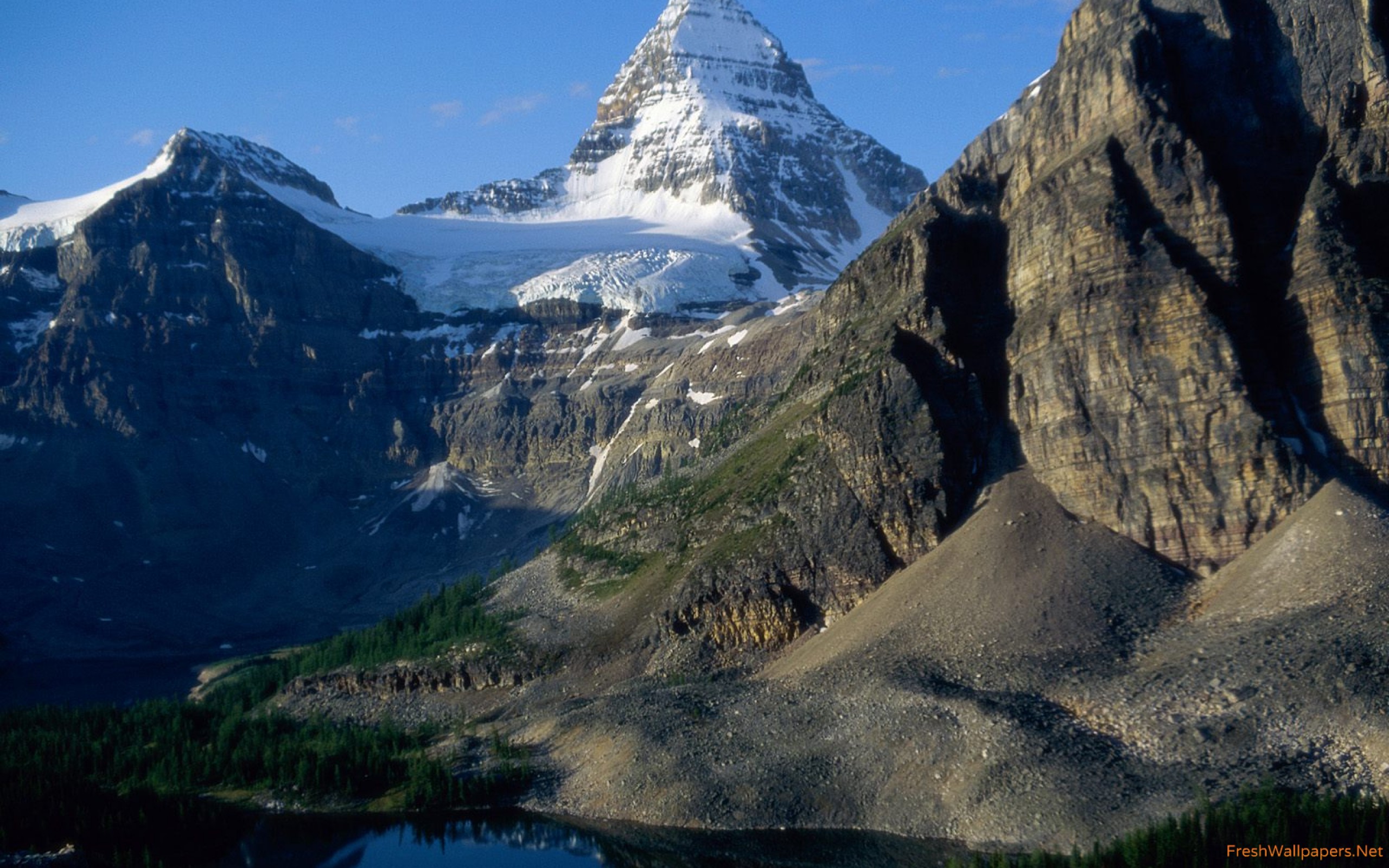 Mount Assiniboine British Columbia Canada - HD Wallpaper 
