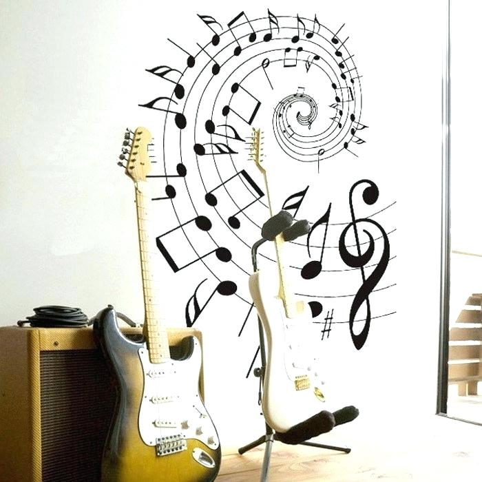 Music Note Wallpaper For Bedroom Best Wallpaper Ever - Adesivo De Porta Nota Musicais - HD Wallpaper 