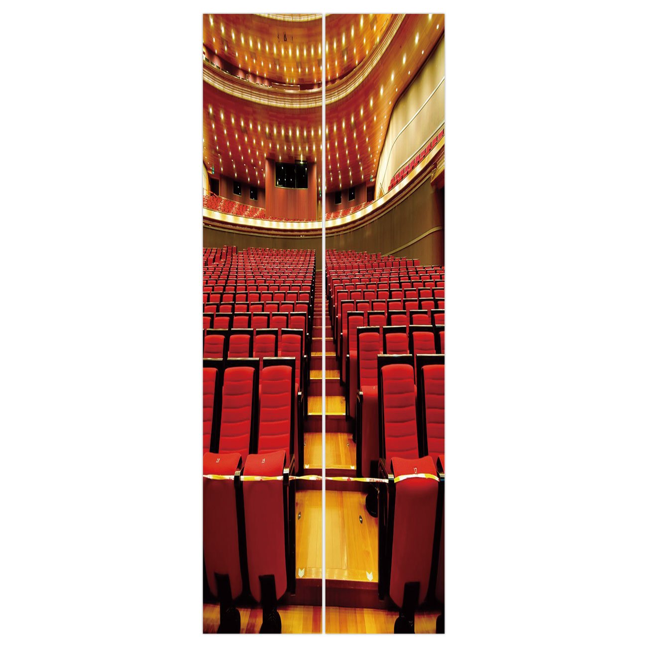 3d Door Wall Mural Wallpaper Stickers [ Musical Theatre Chinese