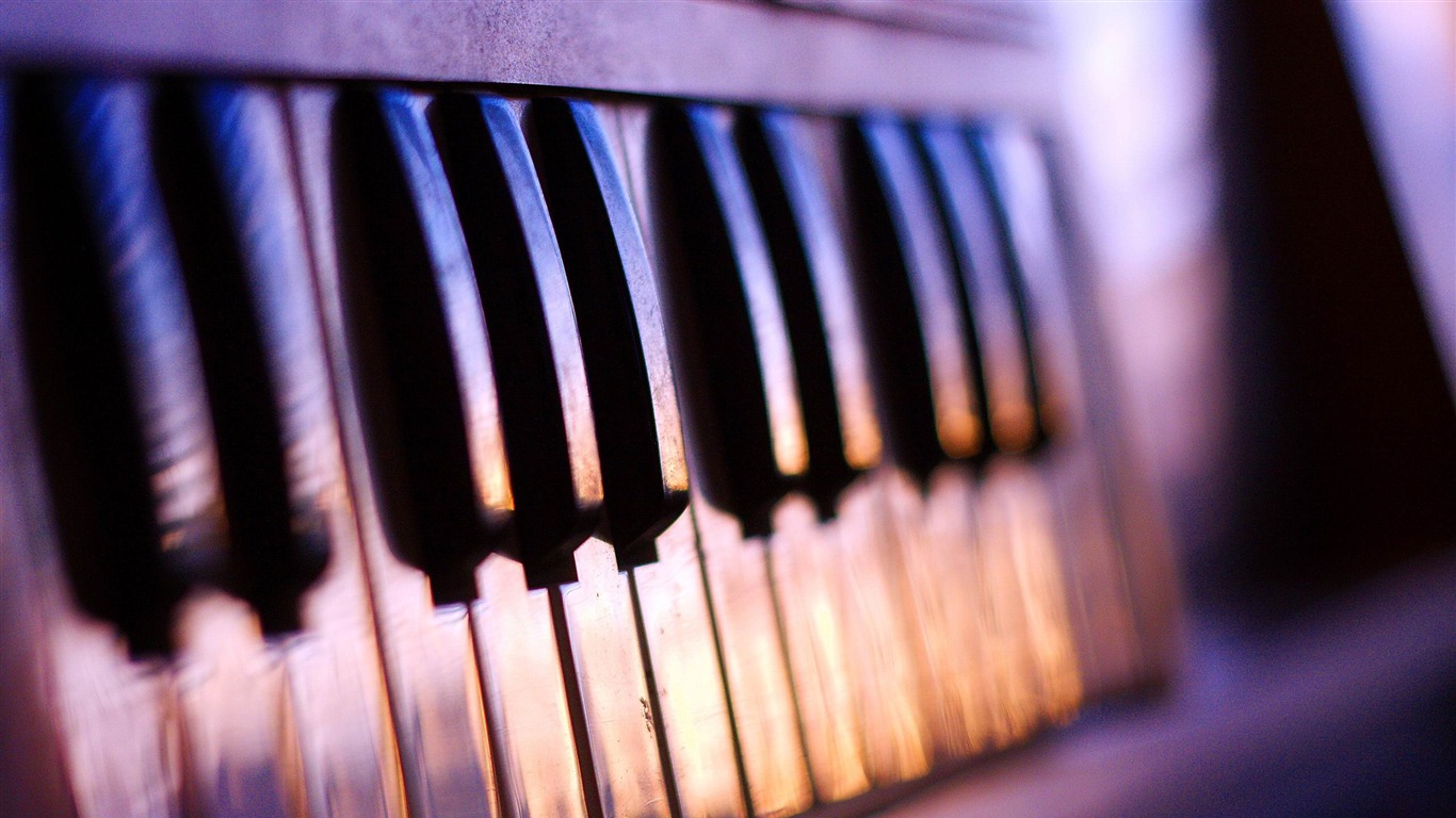 Keyboard Sunset-music Theme Desktop Wallpaper2012 - Musical Instruments Fb Cover - HD Wallpaper 