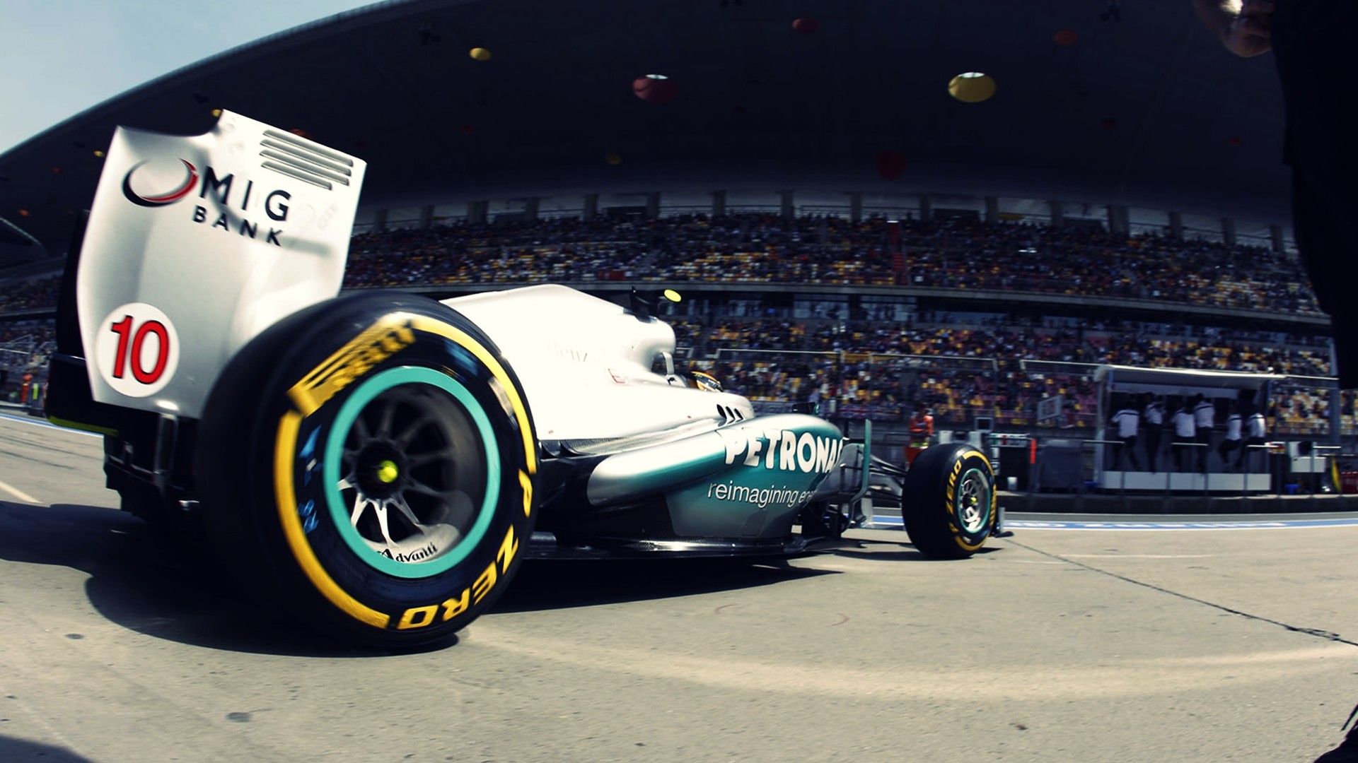Lewis Hamilton Mercedes - HD Wallpaper 