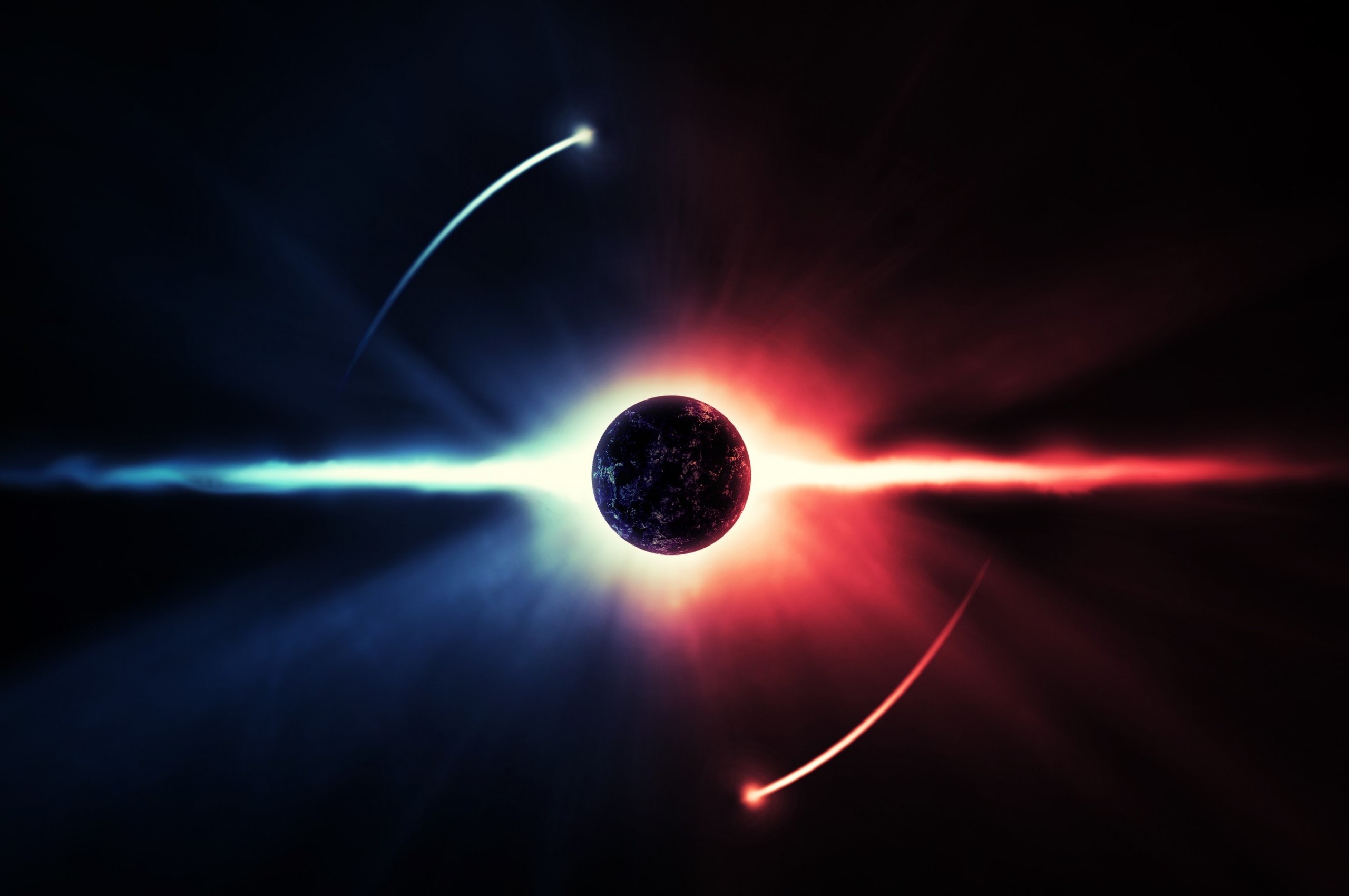 Planet, Ying Yang, Galaxy, Earth 
 Data Src New Chromebook - Sick Hd Backgrounds - HD Wallpaper 