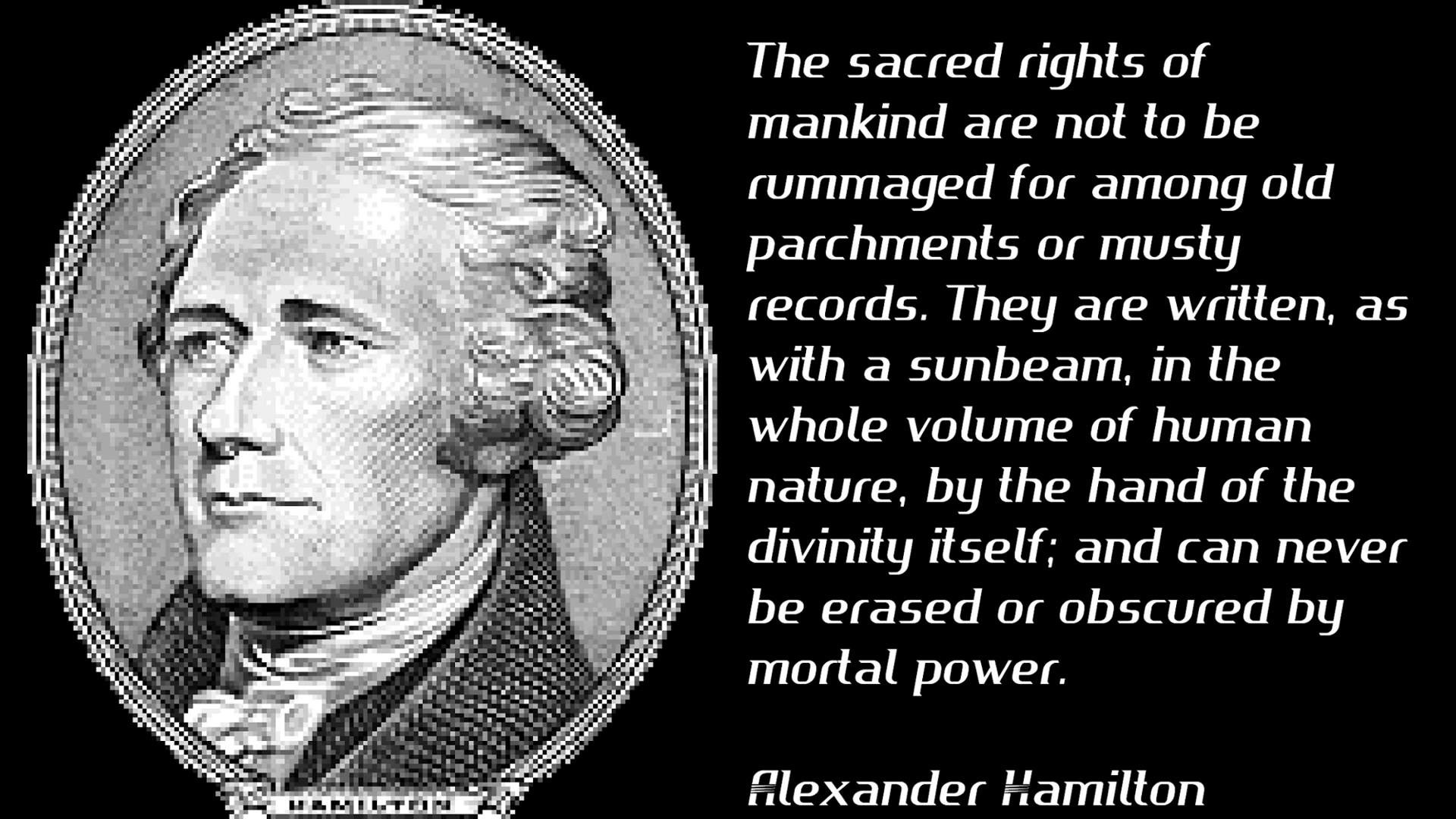 Alexander Hamilton Best Quotes 
 Data-src - Alexander Hamilton Dollar Bills - HD Wallpaper 