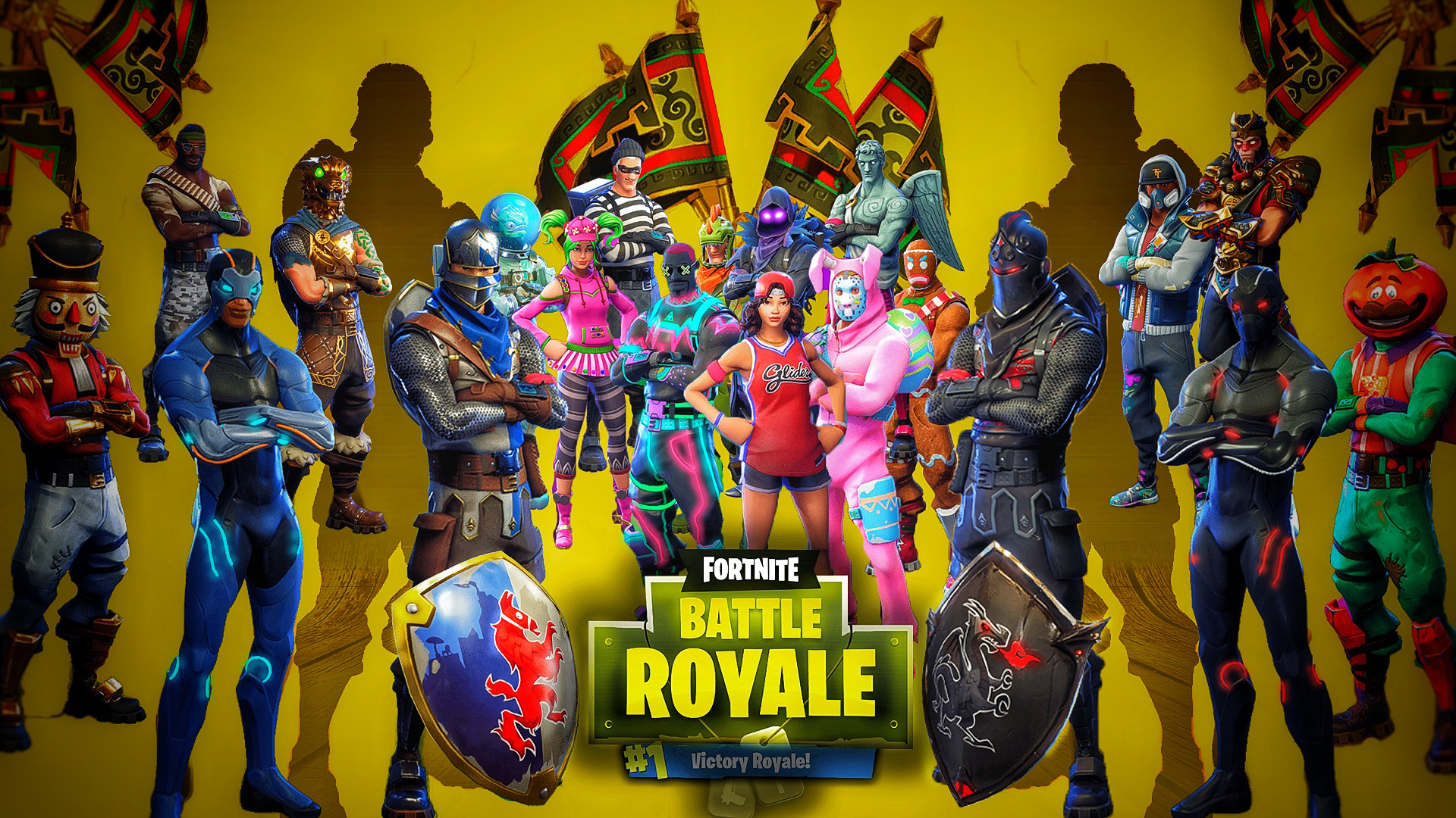 Battle Royale Wallpaper Fortnite - HD Wallpaper 