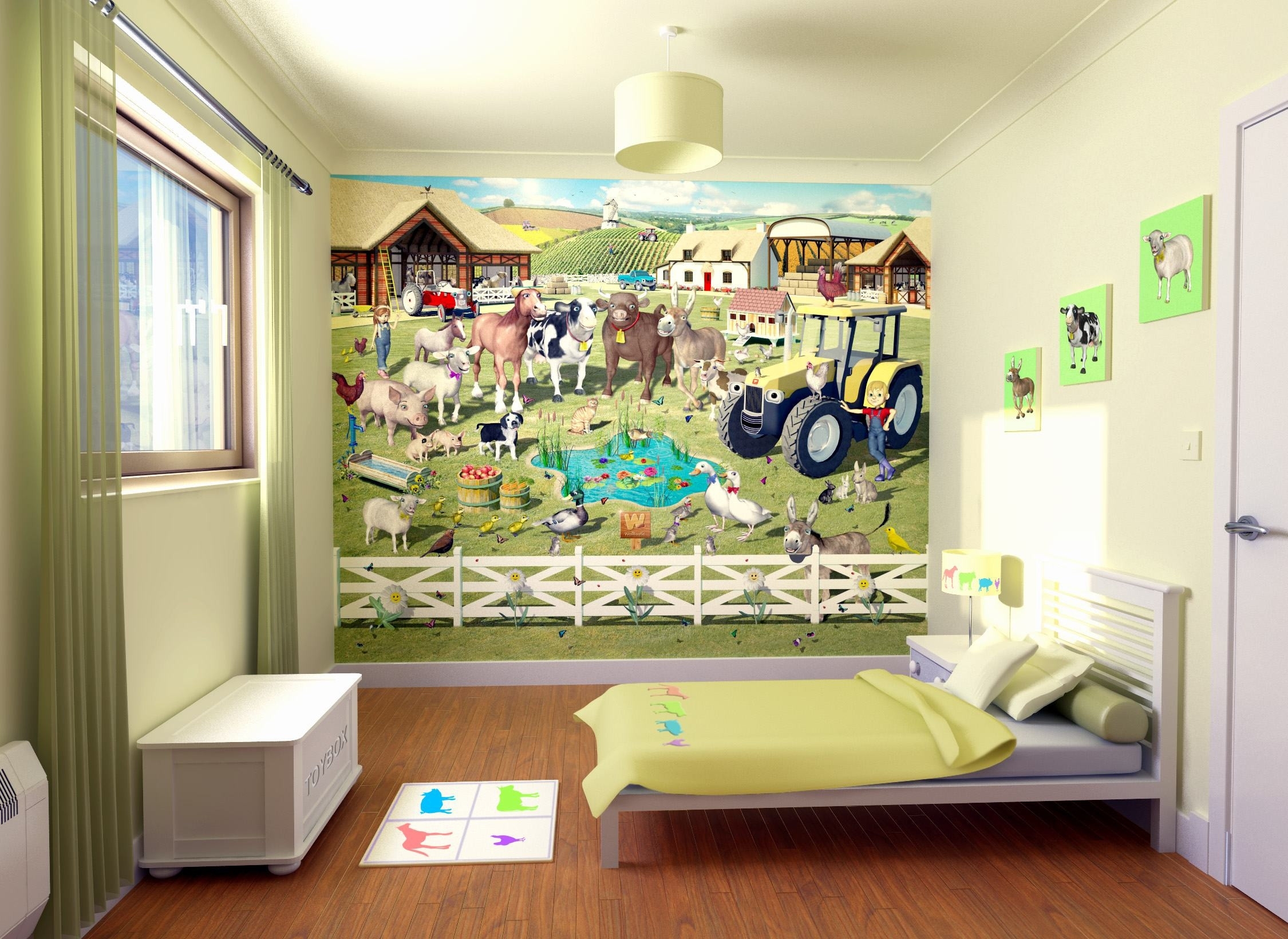 Play Room Mural - HD Wallpaper 