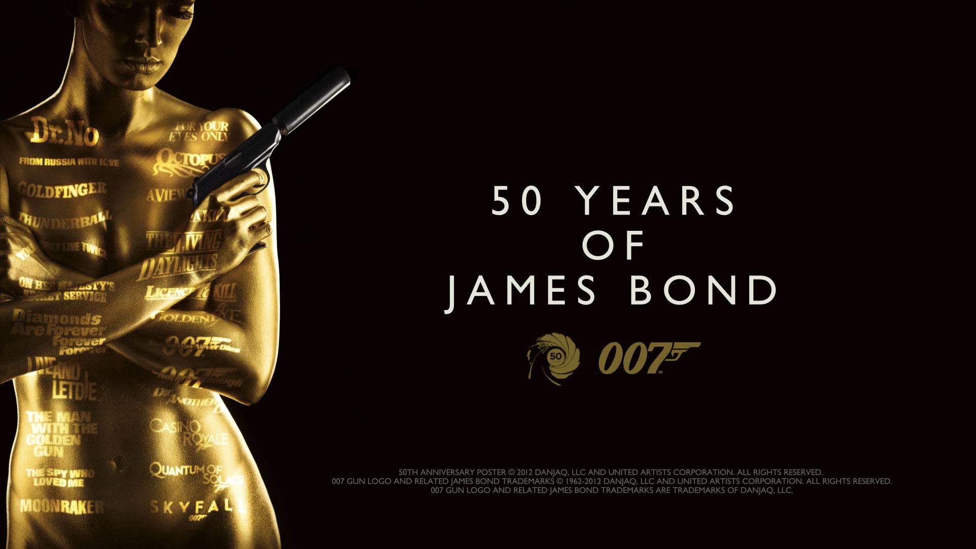 50th Anniversary James Bond - HD Wallpaper 
