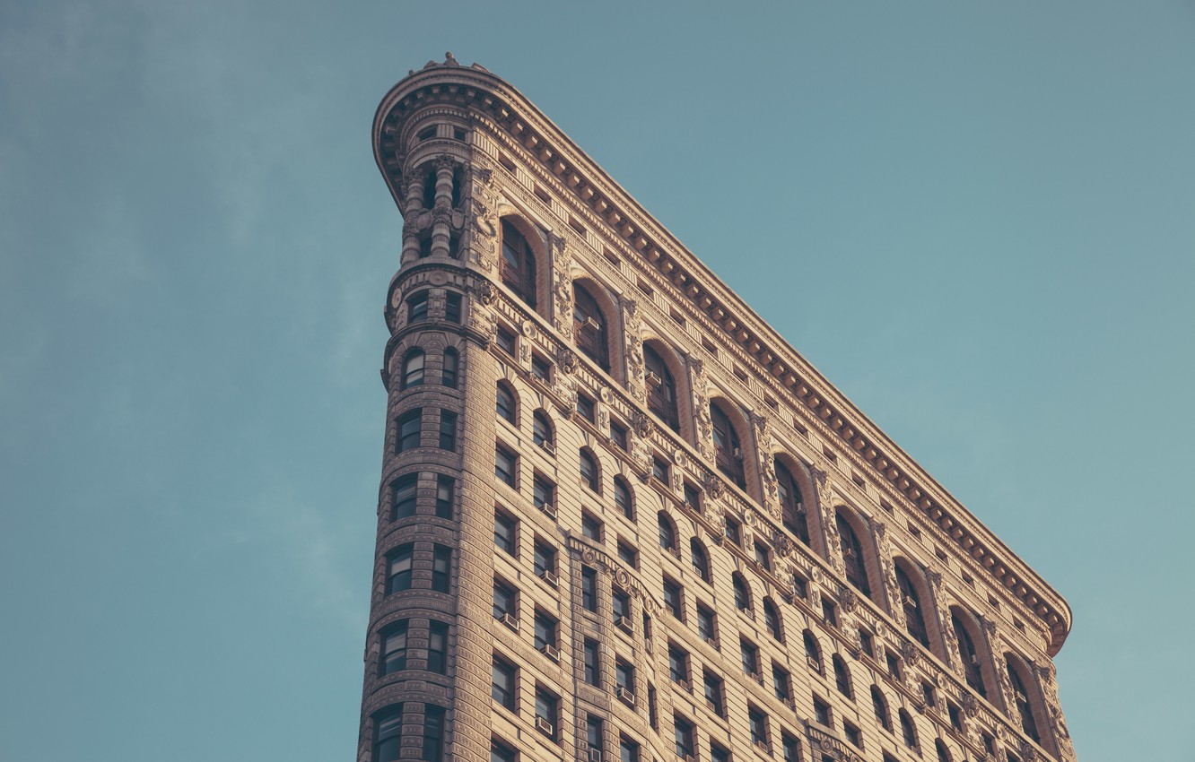 Photo Wallpaper The Building, New York, New York, Flatiron, - Flat Iron - HD Wallpaper 
