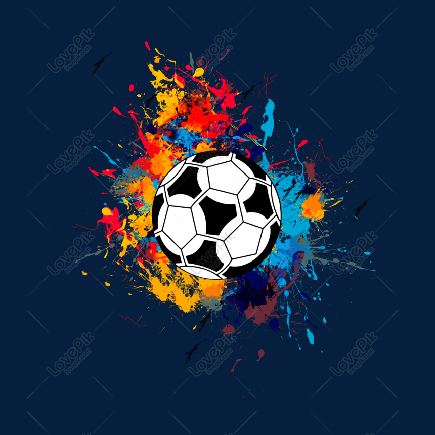 Warna Sepak Bola Piala Dunia Percikan Fashion Keren - Soccer Field Colour Splash - HD Wallpaper 