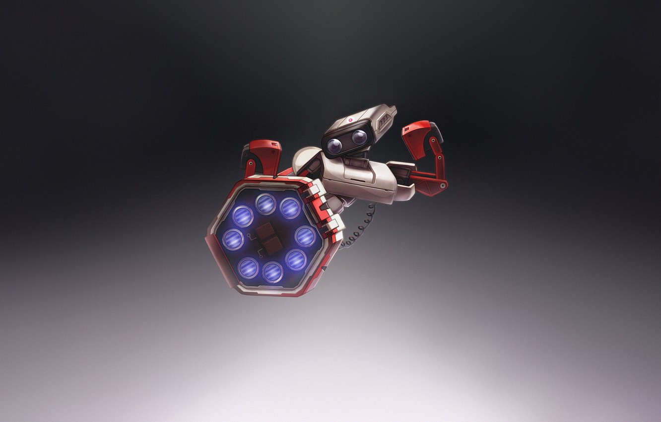 Photo Wallpaper Fantasy, Art, Robot, Style, Game, Background, - Toy - HD Wallpaper 