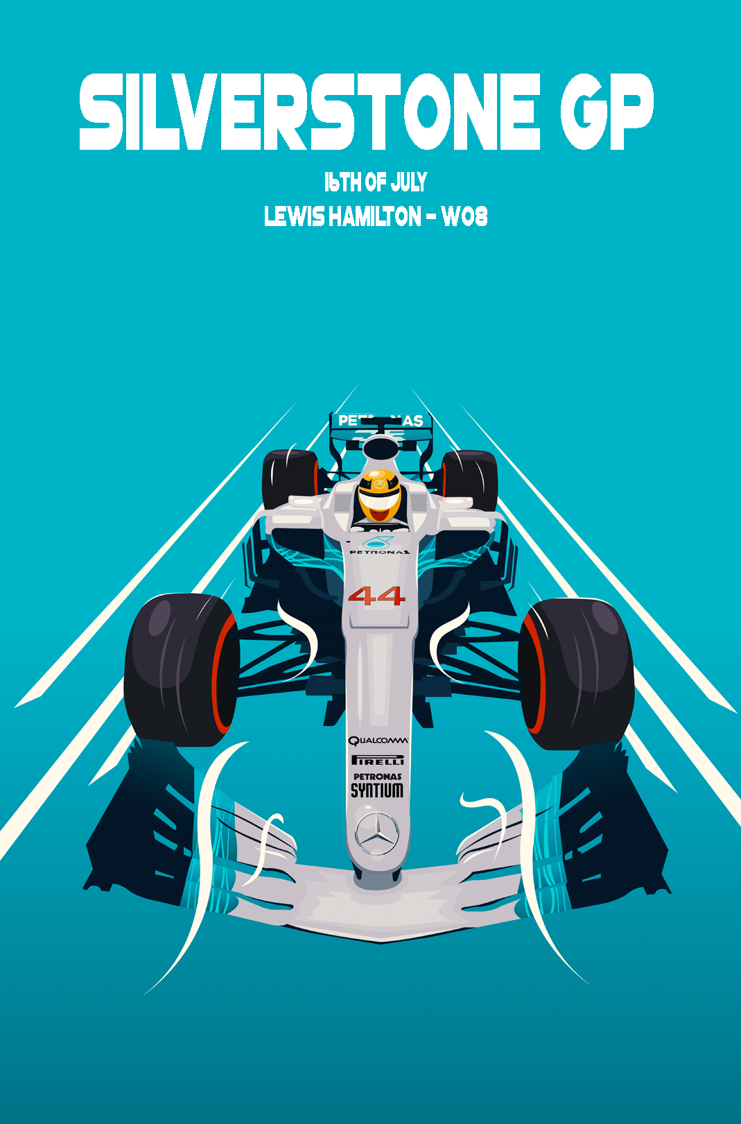 Formula 1 Mercedes Poster - HD Wallpaper 