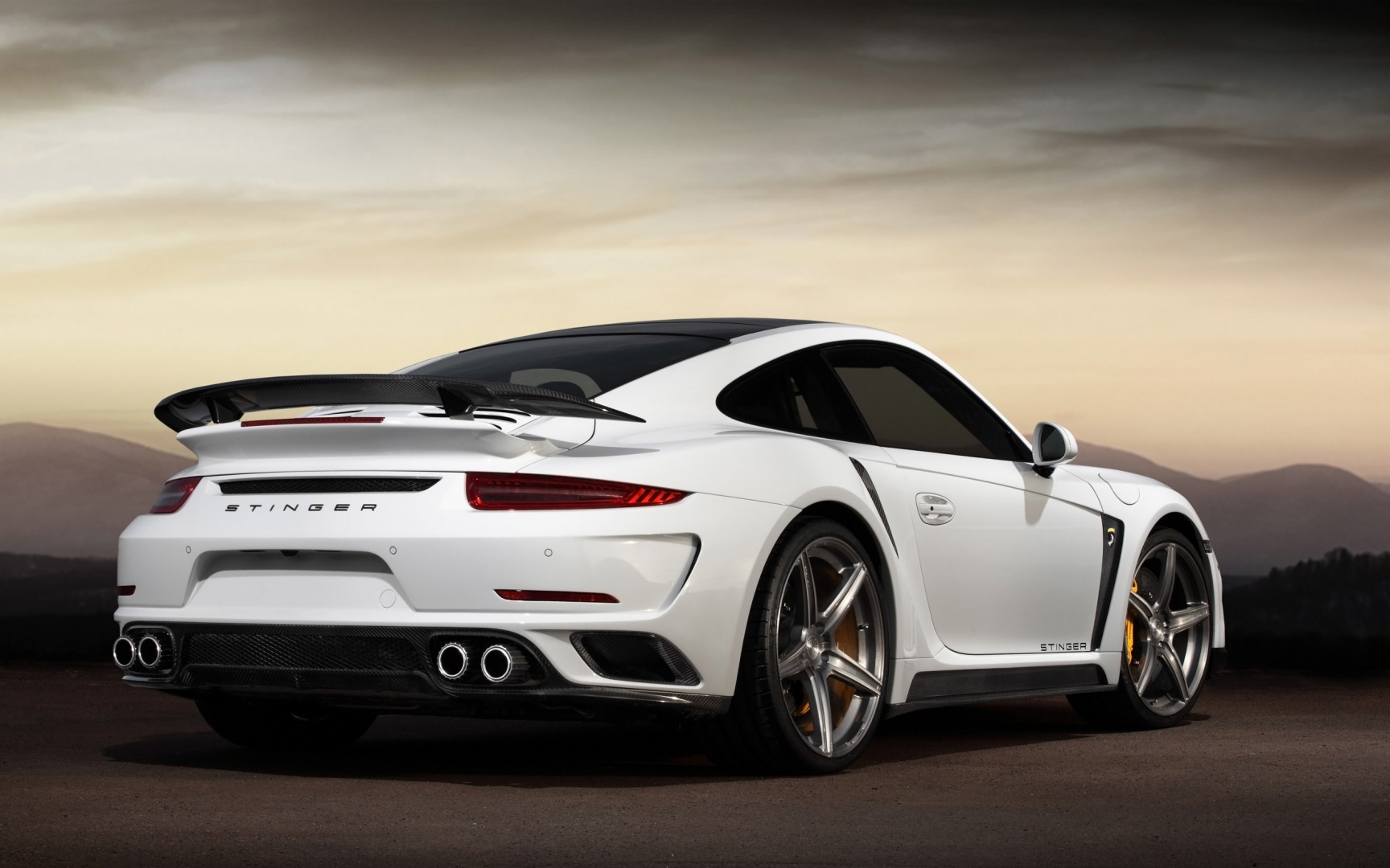 2015 Topcar Porsche 991 Turbo Stinger Gtr 2 Car Hd - Porsche 911 Turbo S White - HD Wallpaper 