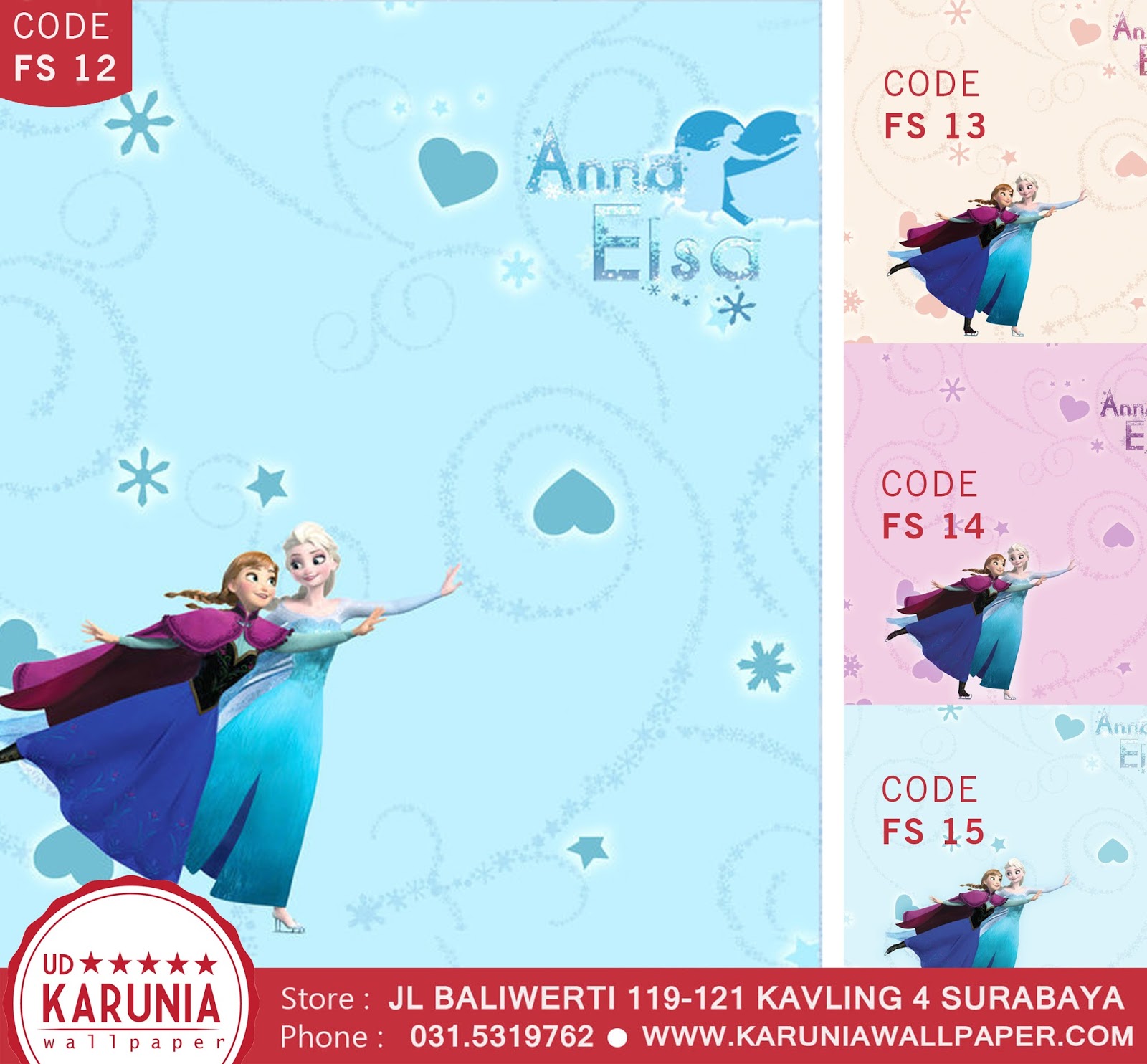 Jual Wallpaper Dinding Anak Lucu Disney Karuniawallpaper - Dinding Frozen - HD Wallpaper 