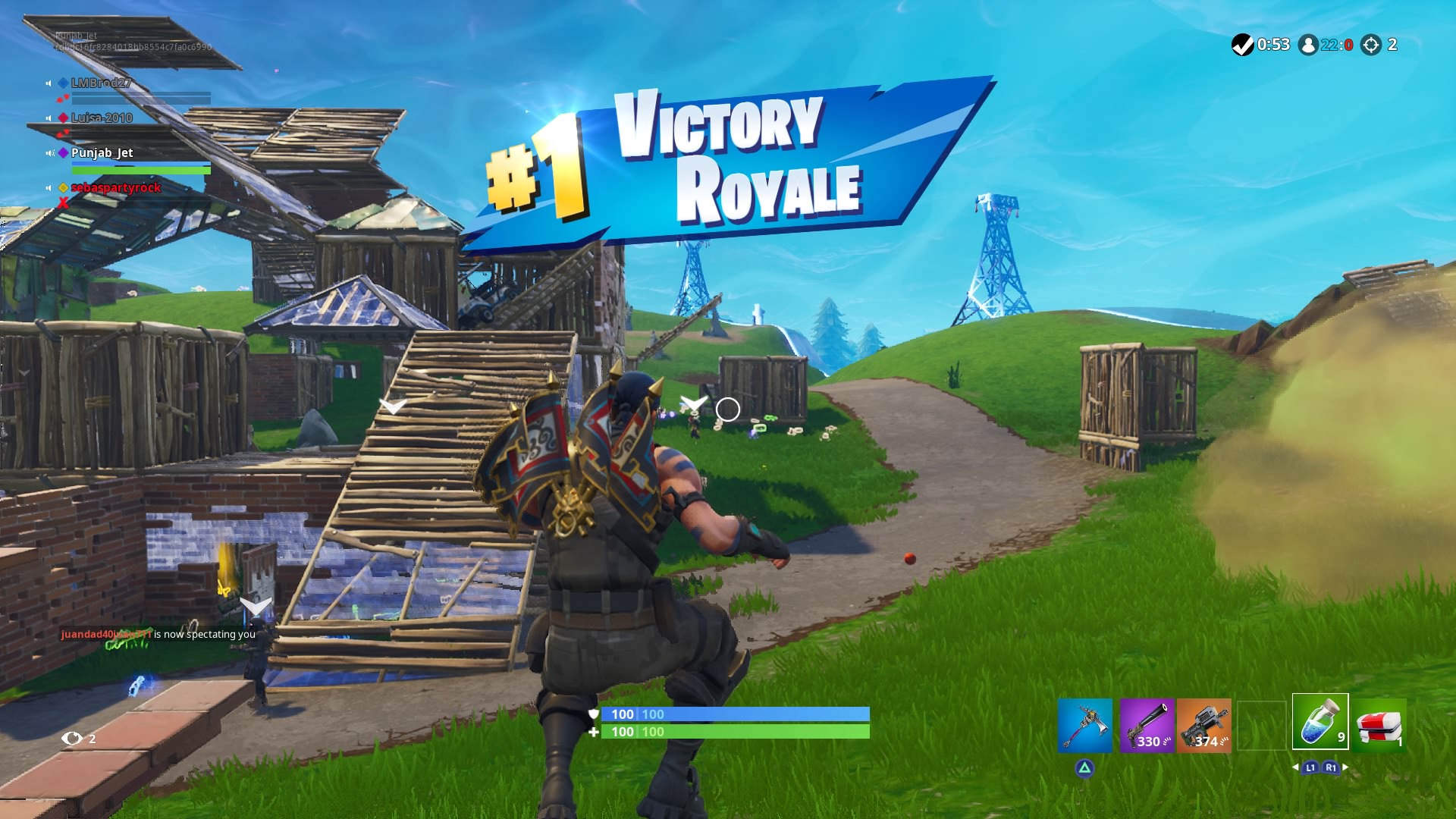 Fortnite Victory Royale P90 Gun Widescreen Desktop - Fortnite Wallpaper Victory Royale - HD Wallpaper 