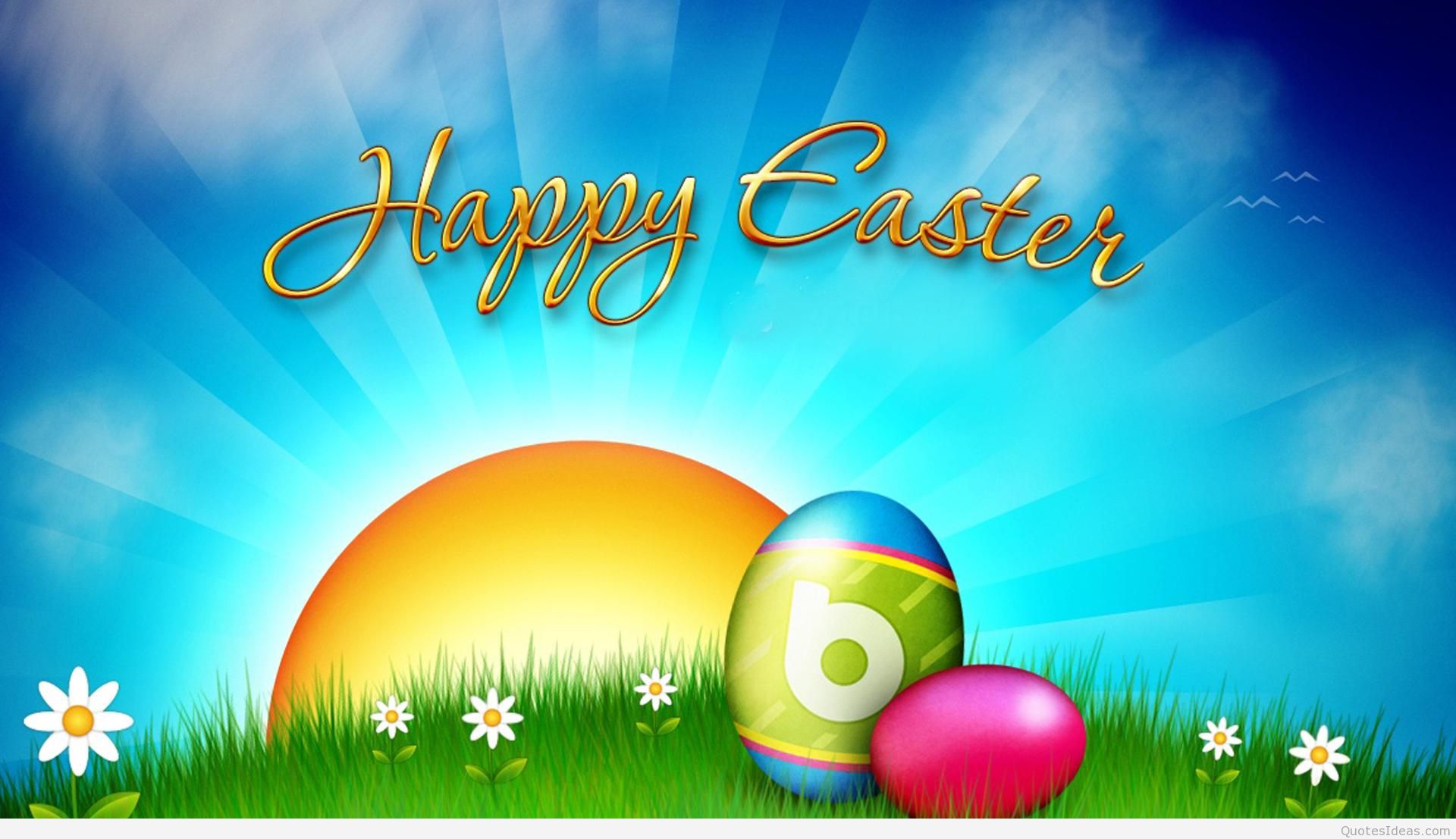 Natural Easter Day Sweet Wallpaper - Good Morning Easter - HD Wallpaper 