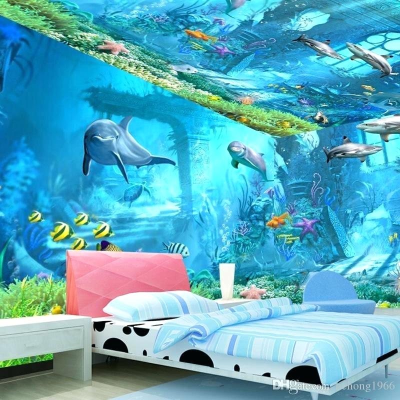 Ocean Bedroom Wallpaper Underwater World Mural Wallpaper - Ocean Mural - HD Wallpaper 