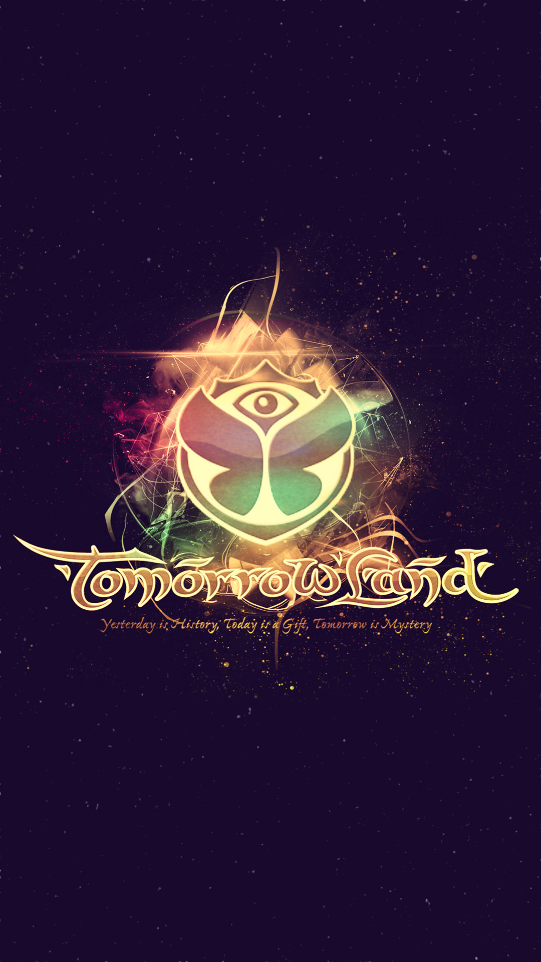 Tomorrowland Yesterday Is History Today Is A Gift Tomorrow - HD Wallpaper 