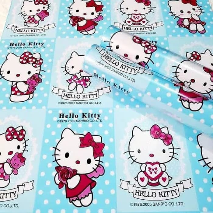 Stiker Dinding Motif Hello Kitty - HD Wallpaper 