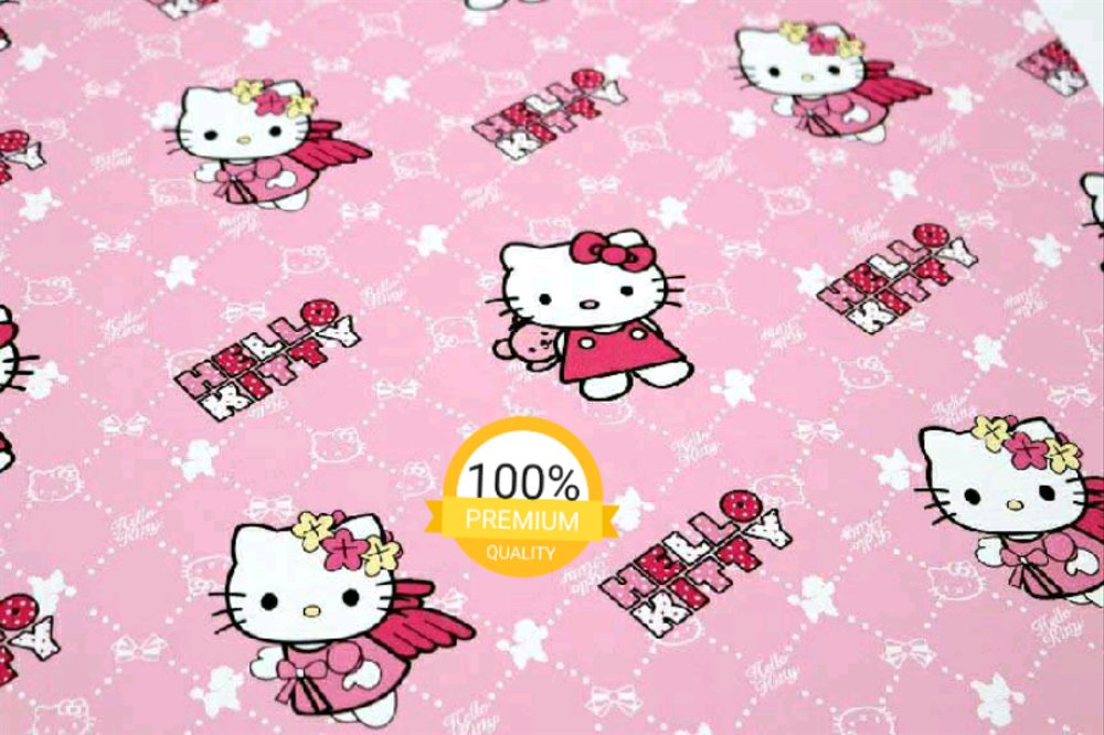 Wallpaper Sticker Dinding Hello Kitty - Dinding Hello Kitty Pink - HD Wallpaper 