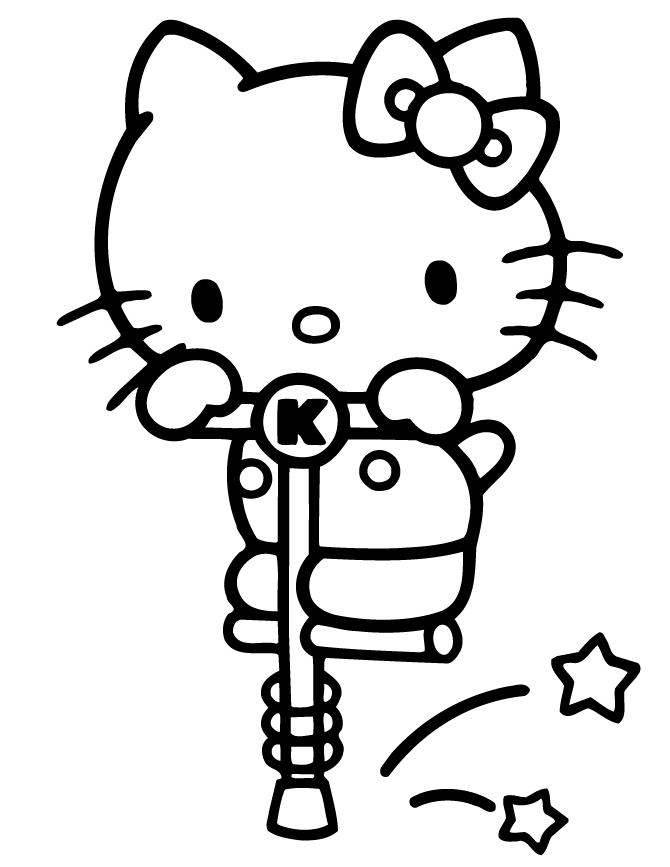 Free Printable Cute Hello Kitty Coloring Pages : Maybe you would like