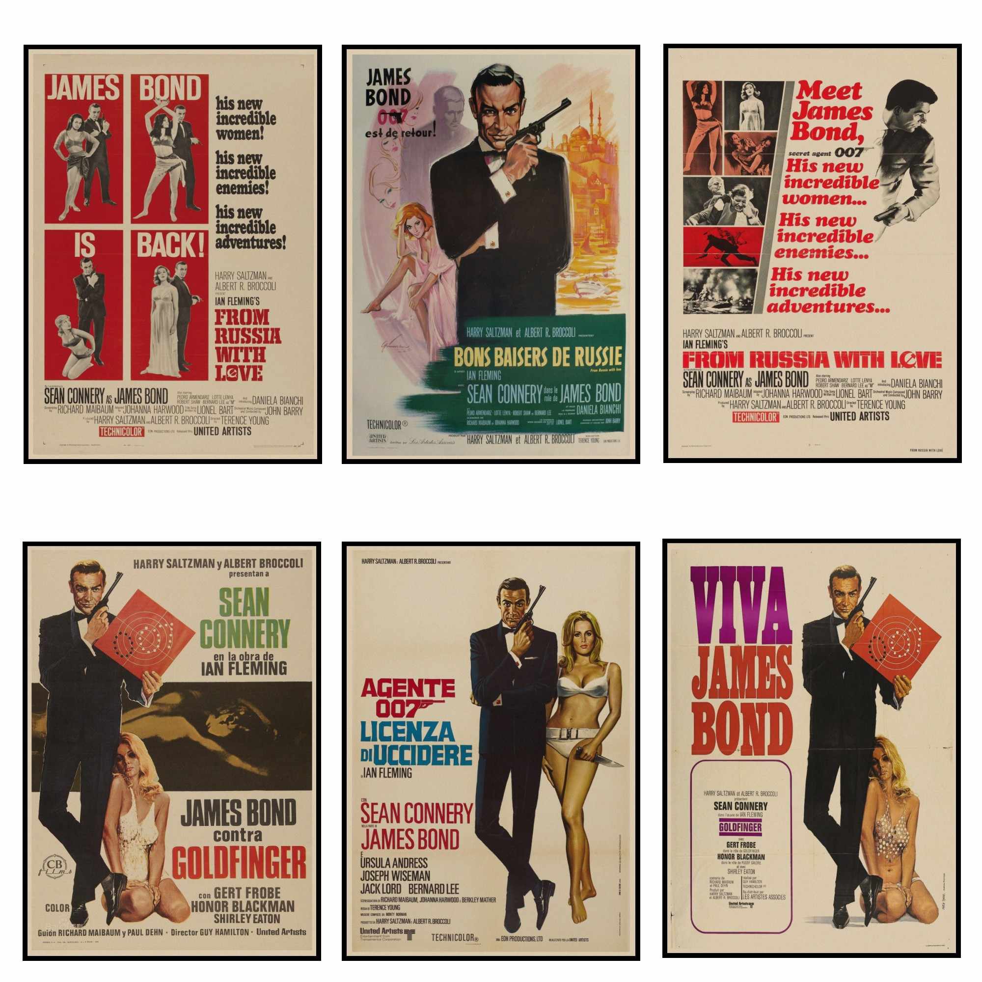 007 James Bond Movie New Poster Kraft Paper Wall Brown - Poster - HD Wallpaper 