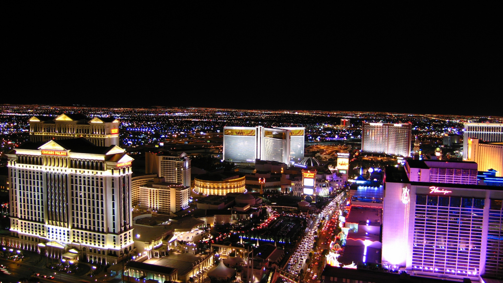 Las Vegas Wallpaper - The Strip - HD Wallpaper 