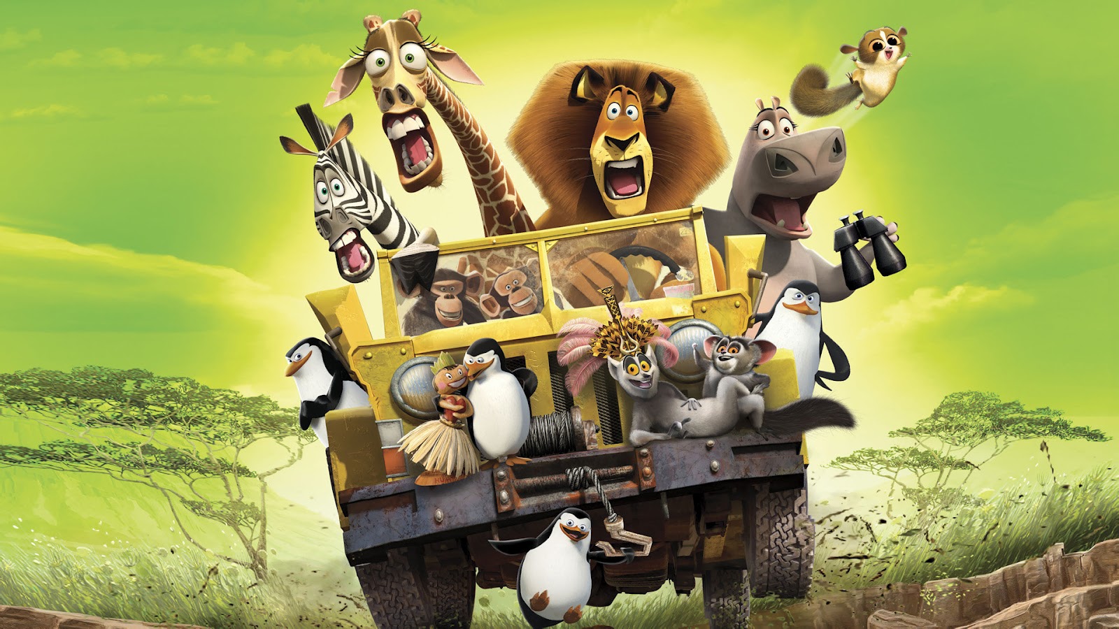 Movie Madagascar Escape 2 Africa - HD Wallpaper 