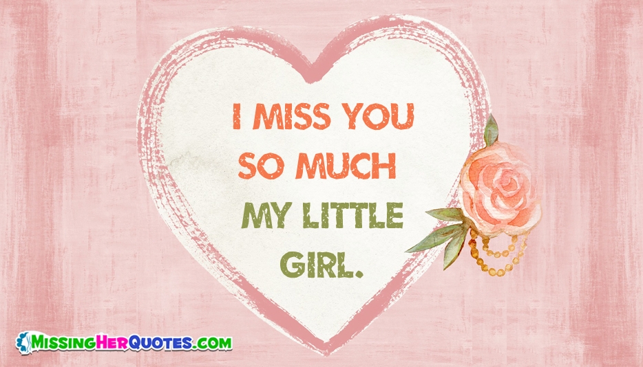 Missing Sister Quotes And Sayings - Miss U Daughter Status - HD Wallpaper 