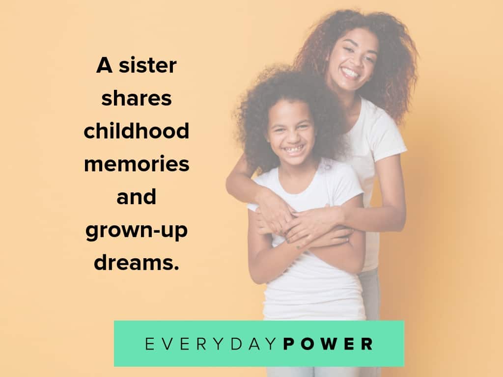 Quotes About Sisters And Growing Up - Love For Sister Quote - HD Wallpaper 