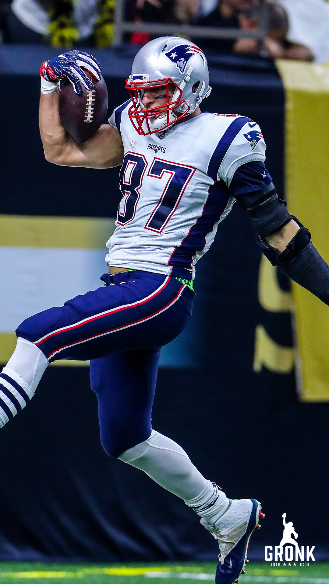 Patriots Rob Gronkowski 1080x1920 Wallpaper Teahub Io