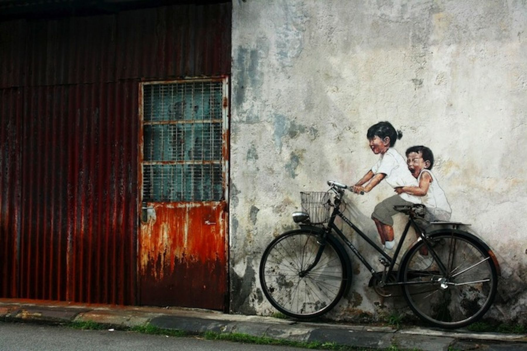 3d Optical Illusion Street Art 155 Wallpaper - Brother Sister Wallpapers Hd - HD Wallpaper 