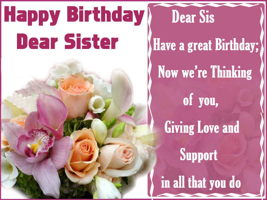 Happy Birthday Wish For Elder Sister - HD Wallpaper 