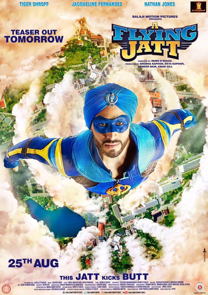 Flying Jatt Poster - HD Wallpaper 