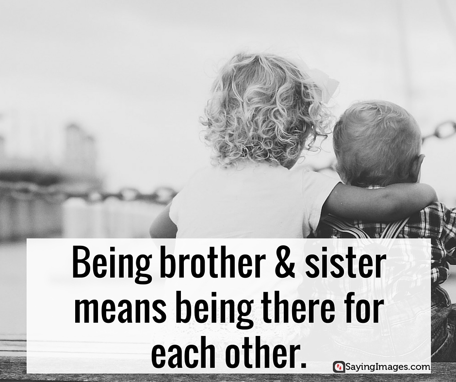 35 Sweet And Loving Siblings Quotes - HD Wallpaper 