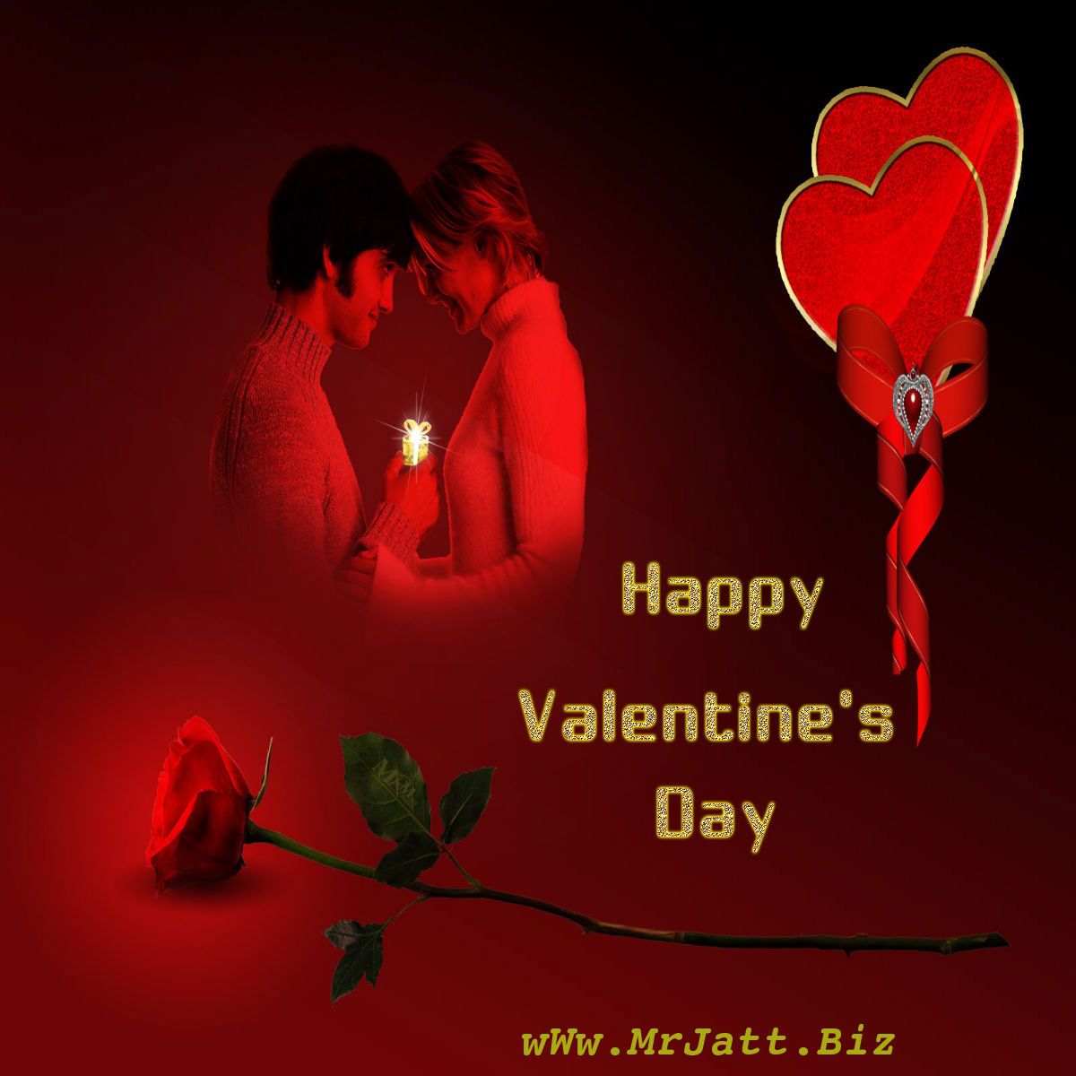 Romantic Happy Valentines Day - HD Wallpaper 