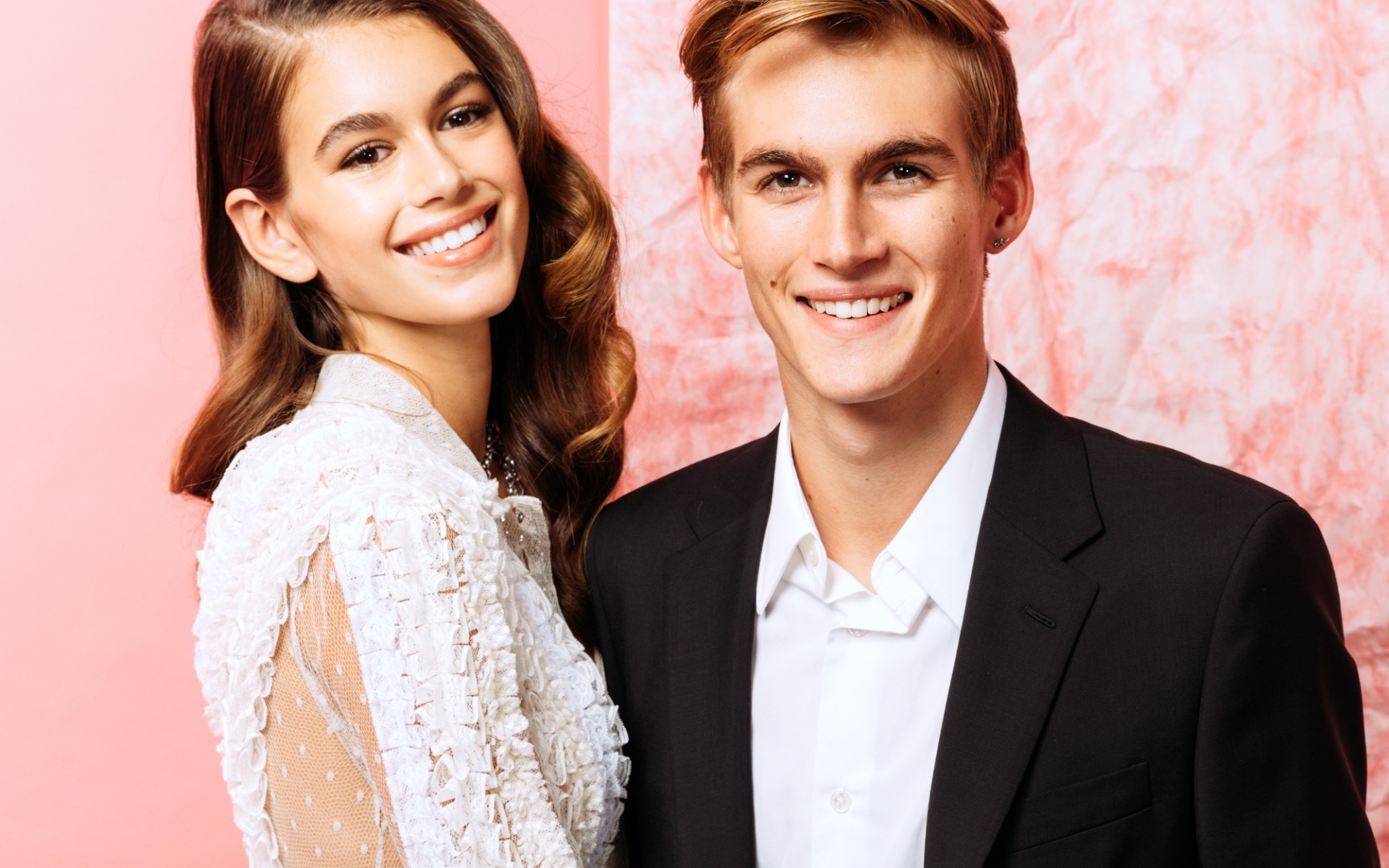 Kaia Gerber, Presley Gerber, Models, Brother And Sister, - Kaia And Presley Gerber 2018 - HD Wallpaper 