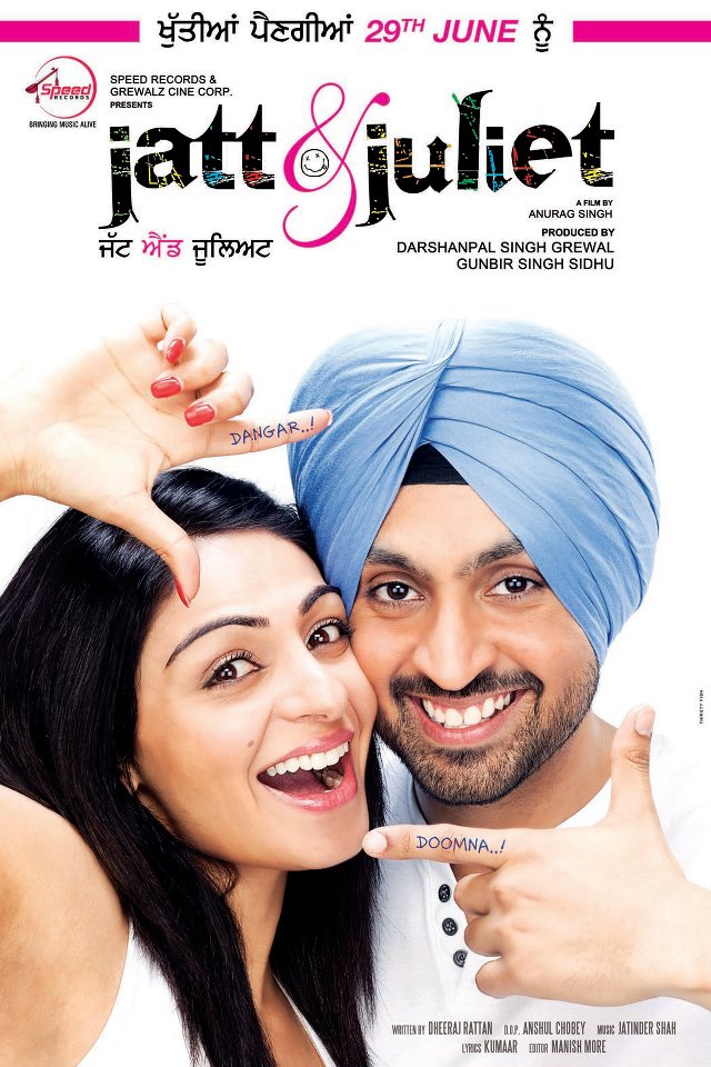 Jatt And Juliet 1 Full Movie Punjabi Jatt And Juliet Punjabi Movie Poster - 640x960 Wallpaper - teahub.io