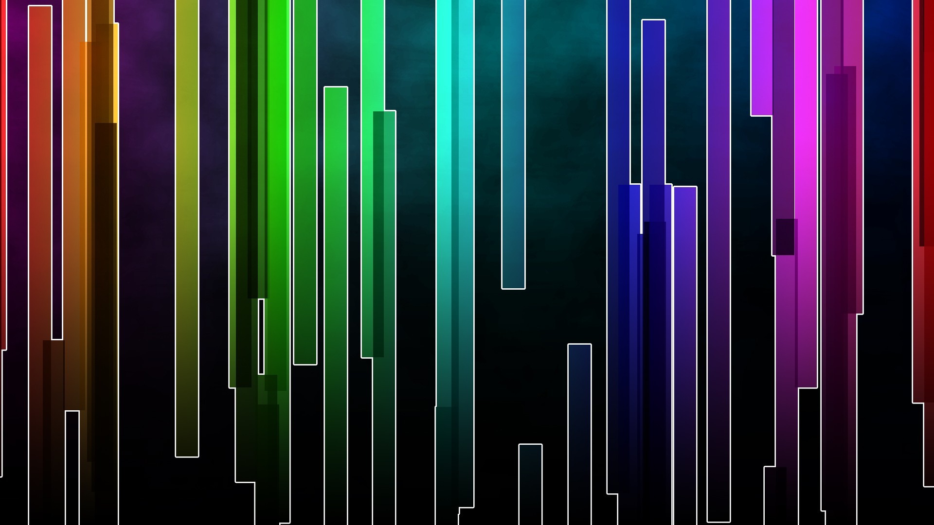 Multicolored Bars Wallpaper - Funky Backgrounds 1920 X 1080 - HD Wallpaper 