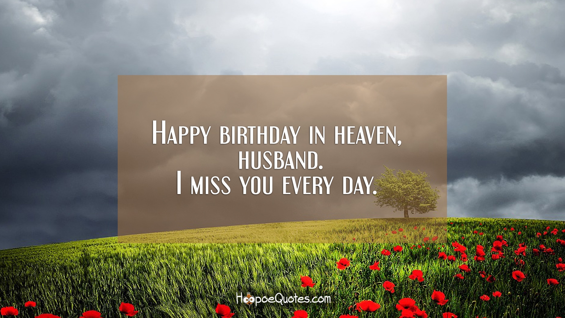 Happy Birthday Husband In Heaven Quotes - HD Wallpaper 