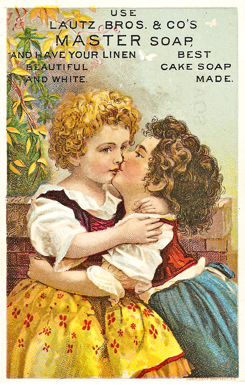 Catnipstudiocollage - Little Girls Kissing - HD Wallpaper 