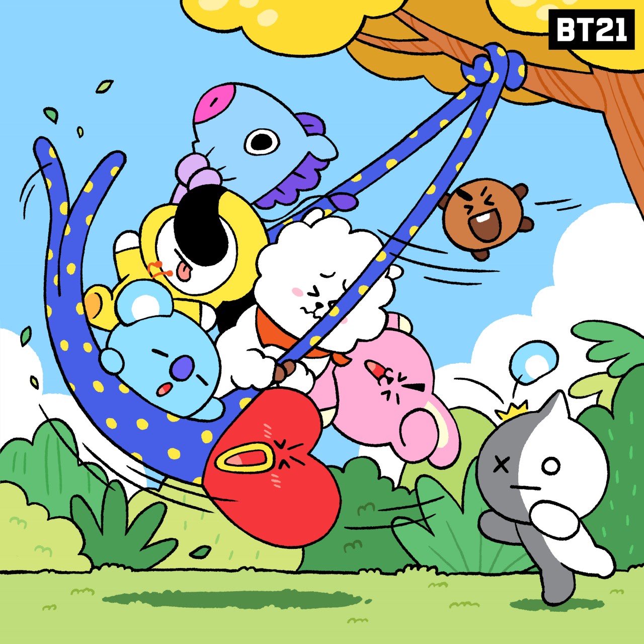 Bt21 Garden - HD Wallpaper 