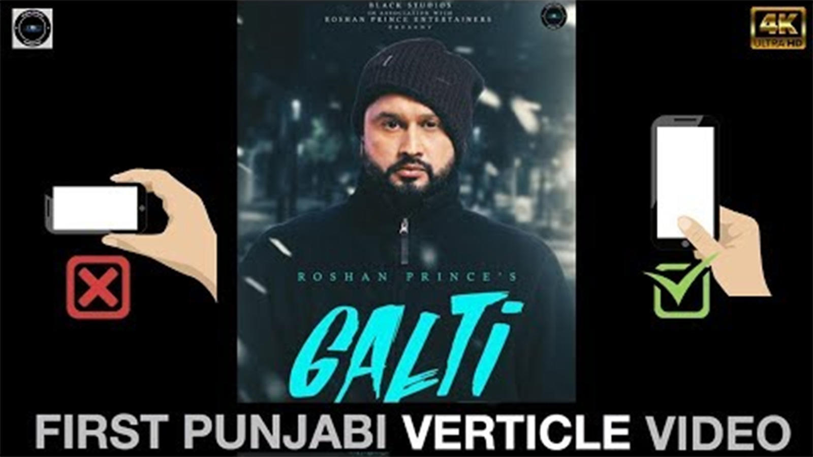 Latest Punjabi Song Galti Sung By Roshan Prince Punjabi - Galti Roshan Prince - HD Wallpaper 