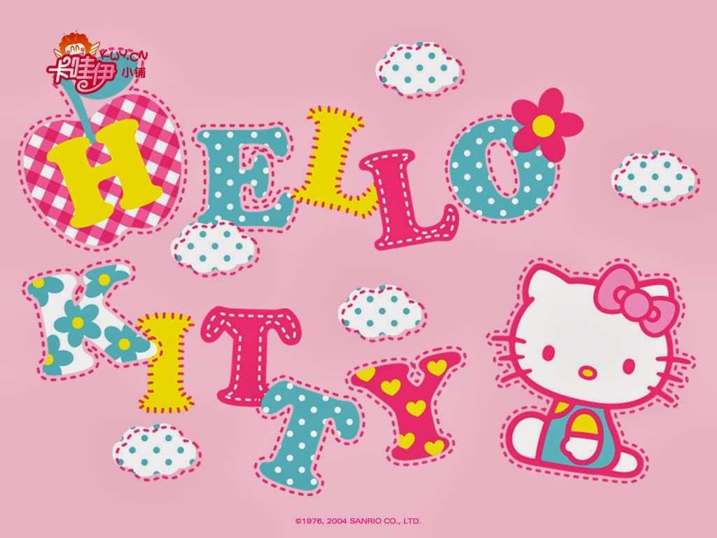Background Cute Hello Kitty - HD Wallpaper 