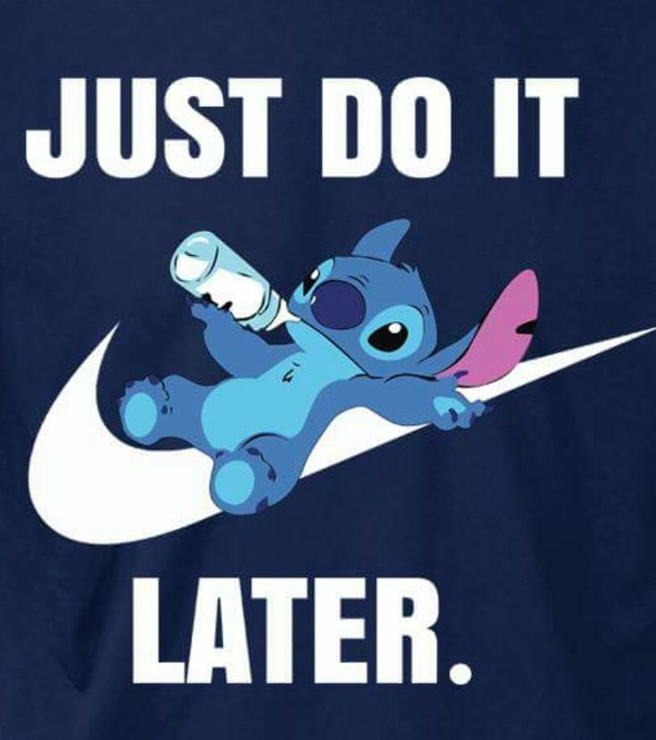 Stitch Just Do It Later Shirt - HD Wallpaper 
