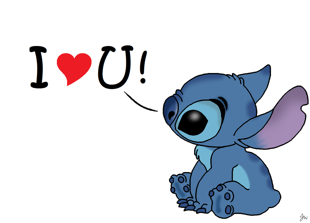 Lilo And Stitch I Love You - HD Wallpaper 