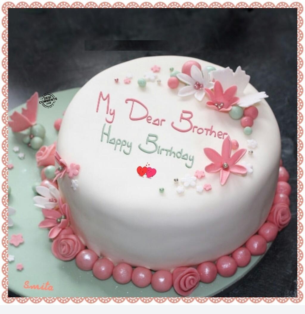 Birthday Cake For Brother Image - Happy Birthday My Sweet Bro - 1024x1054  Wallpaper 
