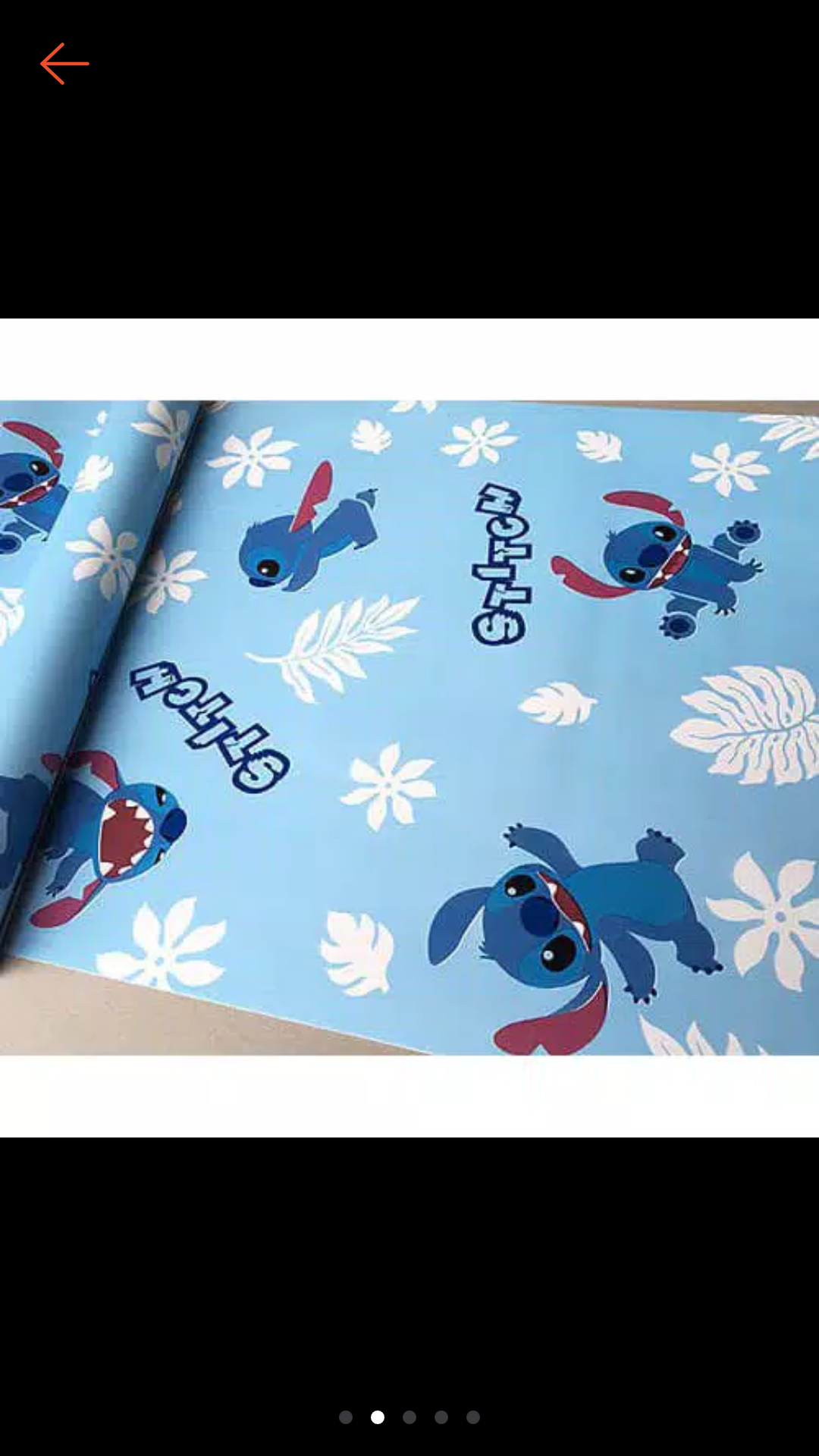 Cy1059 Wallpaper Kartun Stitch 10 M X 45 Cm Walpaper ...