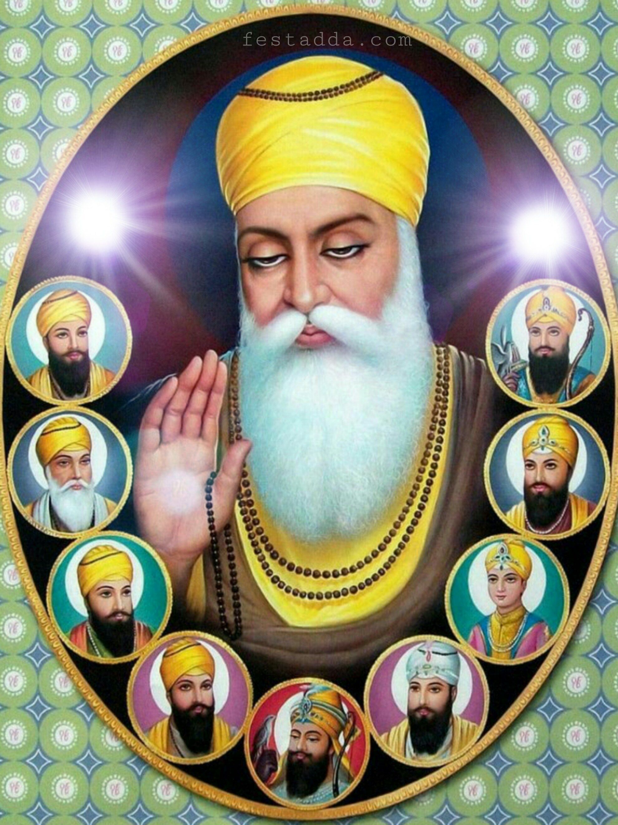 Guru Nanak Sahib Ki - HD Wallpaper 