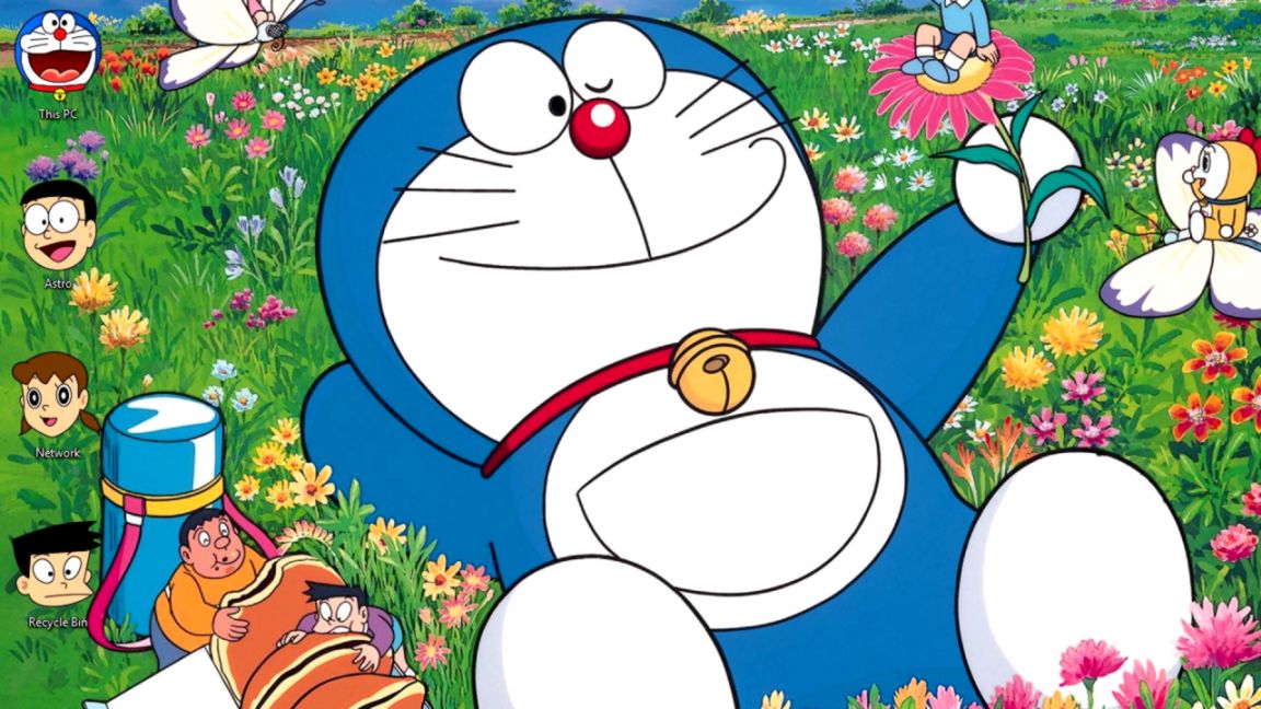 Doraemon Theme For Windows 10 8 - Doraemon Best Pic Hd - HD Wallpaper 