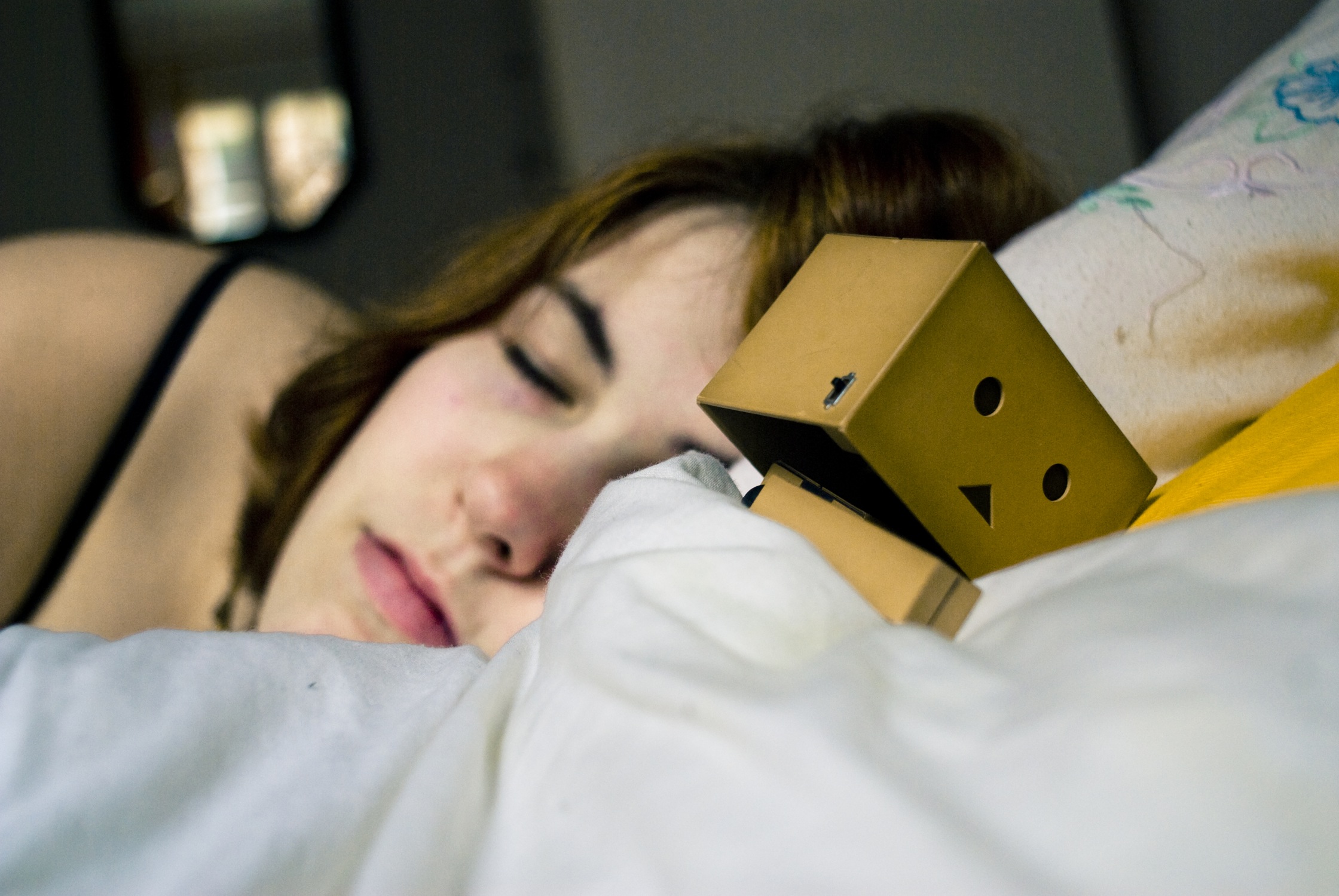 Danbo Sleep - HD Wallpaper 